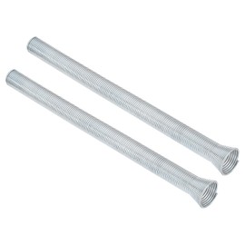 uxcell 2Pcs 13.78''x0.76'' Spring Tube Bender for Pipe O.D. 3/4'', Bending Spring for Copper Tubing, Spiral Spring Bender for Copper, Aluminum and Thin Wall Steel Tubing, Silver