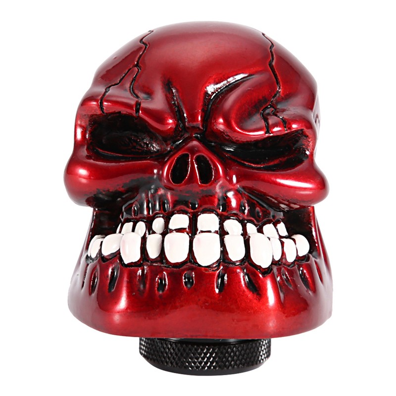 Skeleton Skull Head Car Modified Gear Shift Knob Stick Lever
