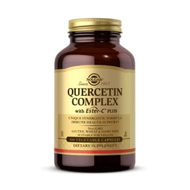 Solgar Solgar Quercetin Complex with Ester-C Plus, 100 Vegetable Capsules - 50 Servings Vitamin C 1000 mg, 100 Vegetable Capsules - Antioxidant & Immune Support - Overall Health