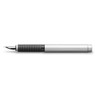 Faber-Castell 148523 Fountain Pen Basic Metal Matte Nib B Silver