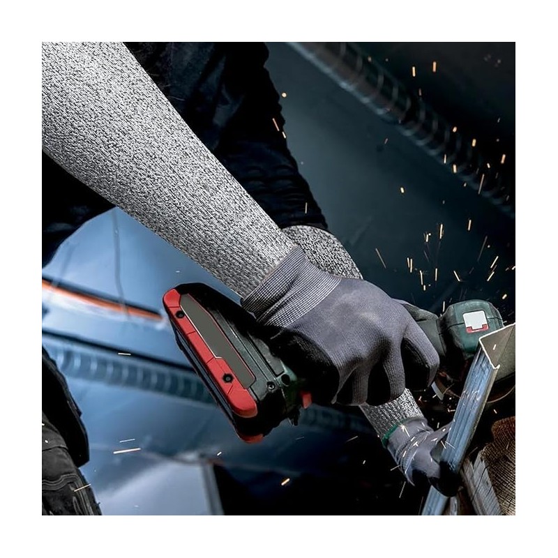 Cut Resistant Arm Work Protection Sleeves, 18 Inch, Level 5
