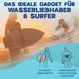 two46 Handboard - Hand Surfboard Made of Sturdy Hardwood | Surfboard to Go | Bodyboard - Surf Trend from Australia