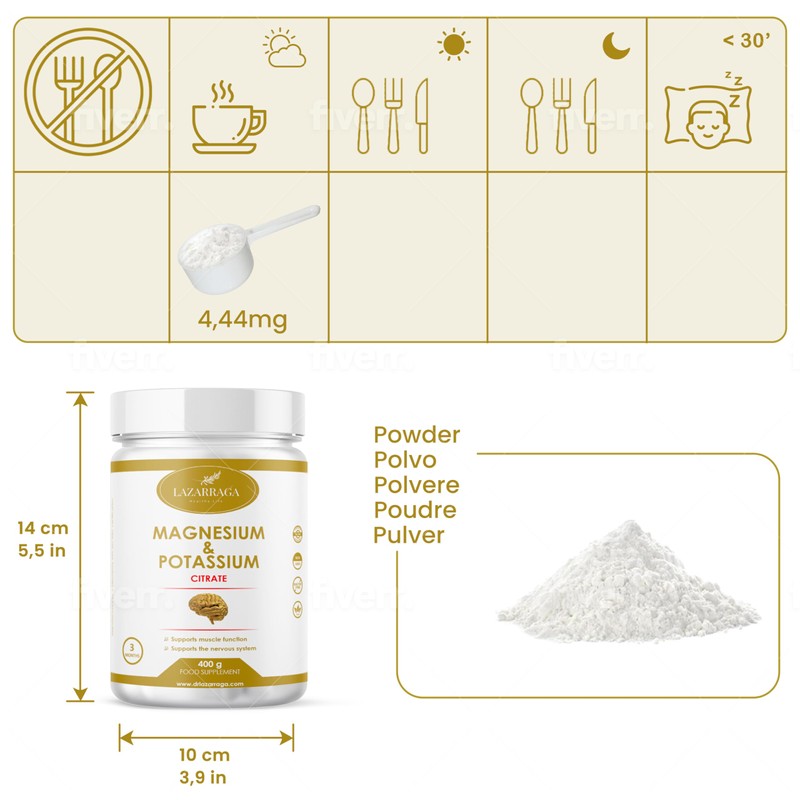 Magnesium and Potasium with High Dosage | Magnesium Citrate 250