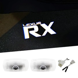 Lexus Laser Logo Light, Door Welcome Light, Lexus Door Courtesy Lamp, LED Logo Projection, Courtesy Lamp, 2-Piece HD Set, Compatible with LS ES IS LX RX GS UX LM LC GX