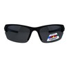 PASTL Polarized Lens Sports Sunglasses Half Rim Wrap Around Light