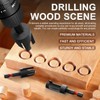 FROOOK Wood Plug Cutter Drill Bit Set 16-Piece, Straight and
