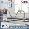 GIMILI Touchless Kitchen Faucet with Pull Down Sprayer, 15” Hight