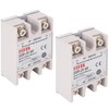 BlueStars Pack of 2 SSR-25AA Solid State Relay AC 80–250V