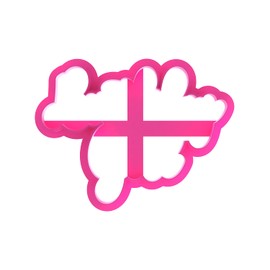 LissieLou Birthday Girl Cookie Cutter Happy Birthday Icing Stamp Fondant Embosser - Pink