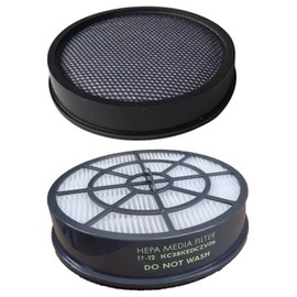 Filter Kit Compatible with Kenmore CrossOver - Progressive - Elite Pet Friendly Bagless Upright Vacuum Cleaner. 1 KC44KDMTZ000 Washable Pre Filter + 1 EF 12-60512 - KC38KEDCZV06 Exhaust HEPA Media.