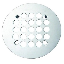 Westbrass Florestone Snap-In Shower Strainer, Polished Chrome, D3191-26