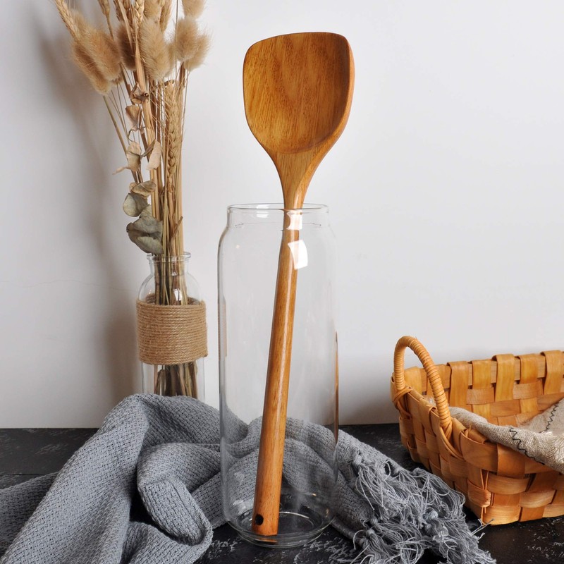 FJNATINH Set of 10 Wooden Spoons for Cooking, Kitchen Utensils