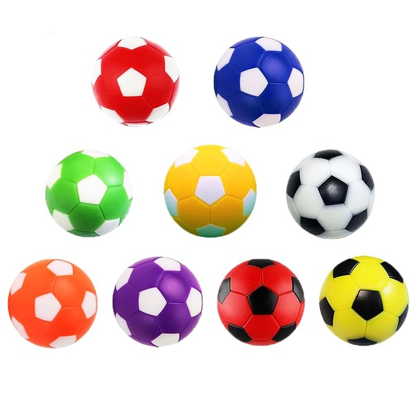 Inscool 9Pcs Foosball Table Balls 1.42 Inch Table Soccer Balls