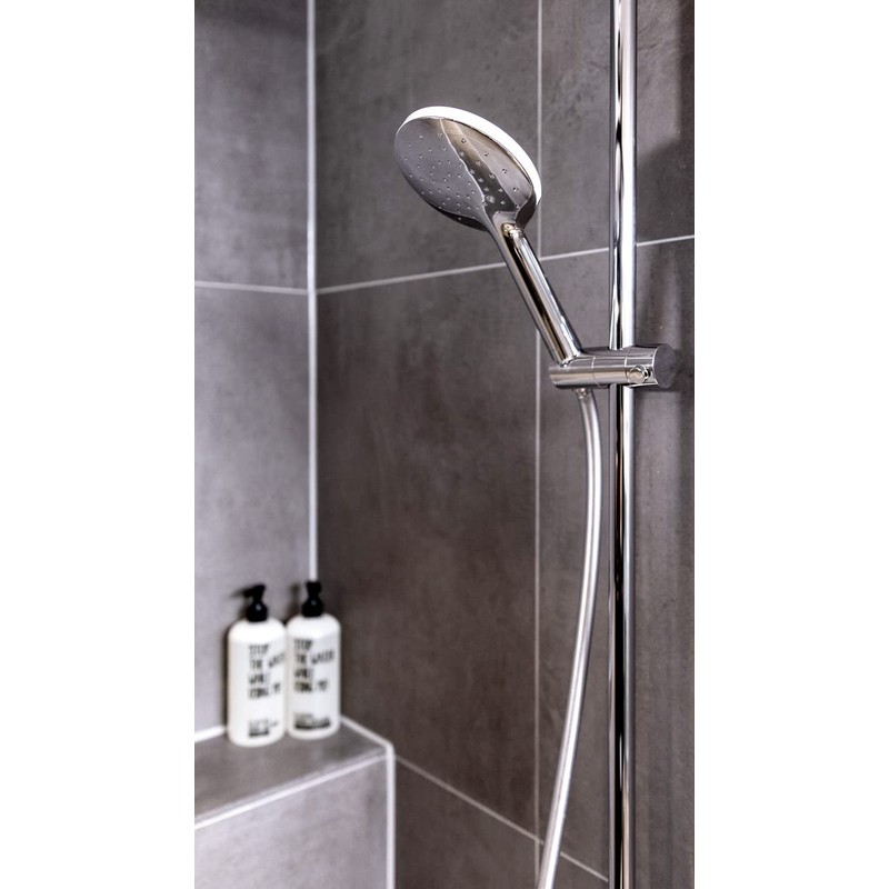 WENKO Design Shower Hose Silver - Shower Hose with Anti-Twist