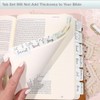 Idyllic Grace - Bible Tabs, Gold Foil Lettering, Bible Journaling,