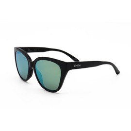 Smith Era Sunglasses, Black/chromapop Polarized Opal Mirror, one Size