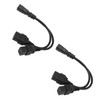 Power Cord Splitter Adapter IEC 320 C14 to IEC320 C19