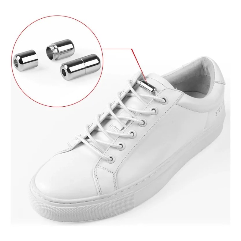 6 Pares/set Agujetas Cordones Elásticos Para Tenis