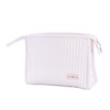 Taysis Small Makeup Bag Simple Cosmetic Pouch, Water Resistant PU