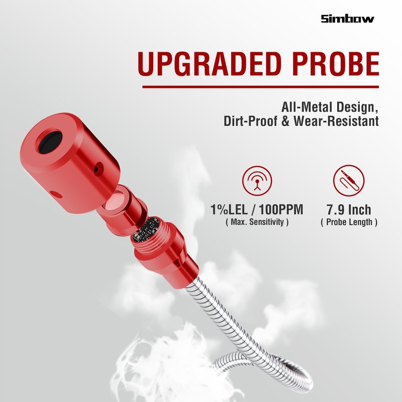 Refrigerant Leak Detector, WJL-6000 PRO HVAC Freon Leak Detector Halogen
