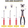 Mardatt 4Pcs End Cutting Pliers and Tack Puller Nail Remover