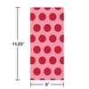 Trendware Classic Red Polka Dot Favor Bags, 60 Count