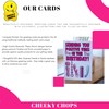 Funny Rude Cheeky Chops Cards - Birthday Dad Father -
