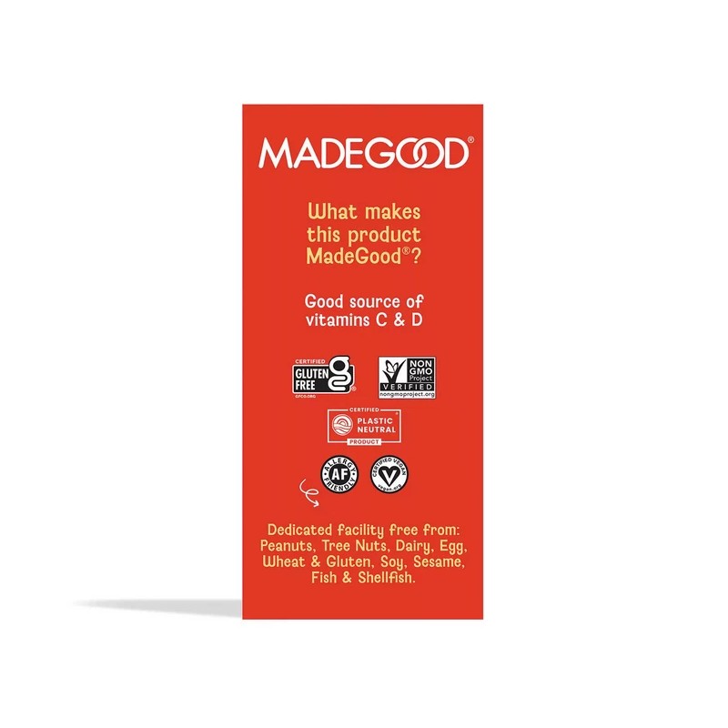 MadeGood Mornings Organic Soft Baked Oat Bars, Variety Pack, 24