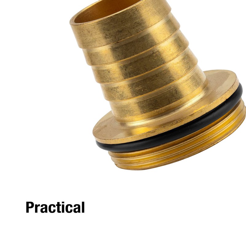 Gardena 7149 Brass Hose Screw Connection 1 Piece with Collar