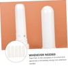 Beavorty 10pcs White Aromatherapy Essential Oil Tubes for Relief Refillable