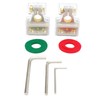 2 Pcs Battery Terminal Connectors 0/2/4/6/8AWG with Shims Protector Cover