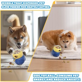 Interactive Dog Toys to Keep Them Busy, Treat Dispensing Slow Feeding Dog Enrichment Toys