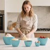 TP Mixing Bowls with Lids, 10-Piece Nesting Melamine Bowls Set