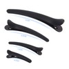 Baluue 12pack Black Matte Smooth Surface Hairpin Edge Clip Clip