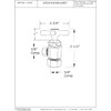 Westbrass D105X-62 Cross Handle Angle Stop Shut Off Valve, 1/2"