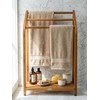 The Original Sula Versatile Teak Towel Rack - A. Towel