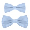 DonDon Father-son bow tie set in partner look, already tied