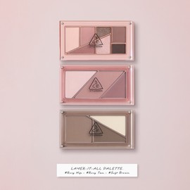 3CE 3CE Layer It All Blush Palette Layer It All Blush Brush + Mini Naughty Vibe / 쓰리씨이 3CE레이어 잇 올 블러쉬 팔레트 (증)레이어 잇 올 블러쉬 브러쉬+미니 너티 바이브