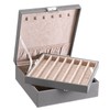 BEWISHOME Necklace Organizer Box Necklace Storage Organizer for Chains, Bracelets