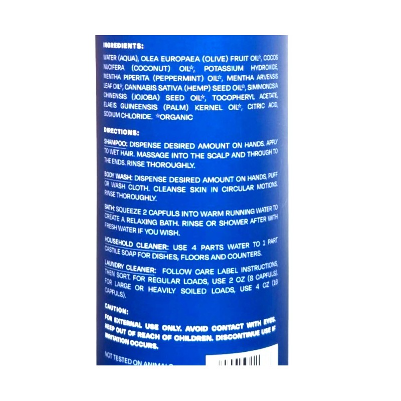 Trader Joe’s Peppermint Castile Soap (16oz ) – Natural &