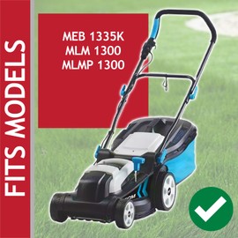 SPARES2GO 35cm Metal Cutter Blade Compatible with MacAllister MEB 1335K MLM 1300 MLMP 1300 Lawnmower