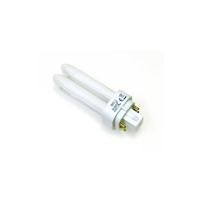 2x 10 watt CFL 4 pin Energy Saving Lamp 10W