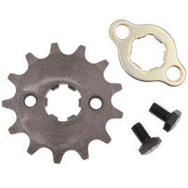 Magkowar 420 Front Enigine Sprocket with Retainer Plate Sets for Motorcycle Dirt Bike (420-17mm, 13T)