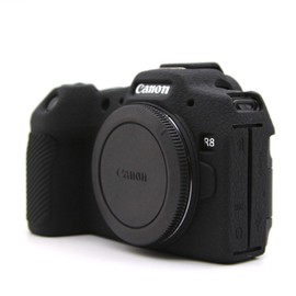 EasyHood EOS R8 Case, Compact Lightweight Soft Silicone Camera Case Cover Body Skin Protector for Canon EOS R8 Mirrorless Camera - Black