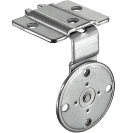 Gedotec Table Panel Connector Metal Table Connector Fitting for Furniture - Click Catch | Angle 90° | Galvanised Steel | Furniture Connector for Screwing | 1 Piece - Table Panel Connector for Wooden