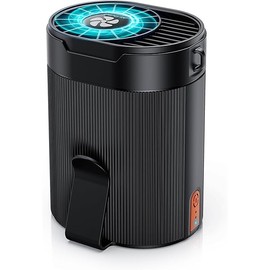 Portable Fan, Personal Rechargeable Mini Waist Fan, 3000 mAh Battery Operated, Max 24H Working Time, 4 Speeds Clip Belt fan for Outdoor, Indoor, Jobsite, Traveling, Gifts for Men - Black