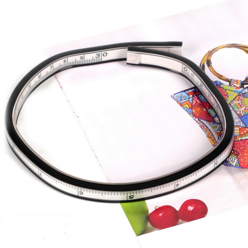 VANANA Flexible Curve Plastic French Curve Ruler Metric Drafting Drawing