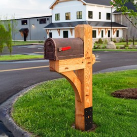 4" x 4" U Shape Concrete Post Anchor 4PCS, Heavy Duty Base for Wet Concrete, Fence Holder With Black Powder Coated for Deck Railing, Pergola Wood Bracket Anchor