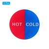 PATIKIL Pack of 4 Self Stick Hot/Cold Water Label Acrylic