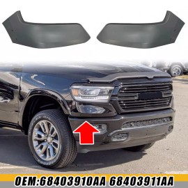 dtangor For Dodge Ram 1500 2019-2022 Front Bumper Filler Panel 68403912AA / 68403913AA